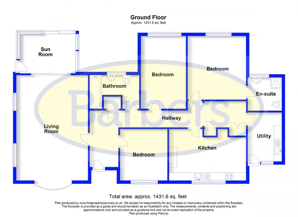 Floorplan for Whixall, Shropshire