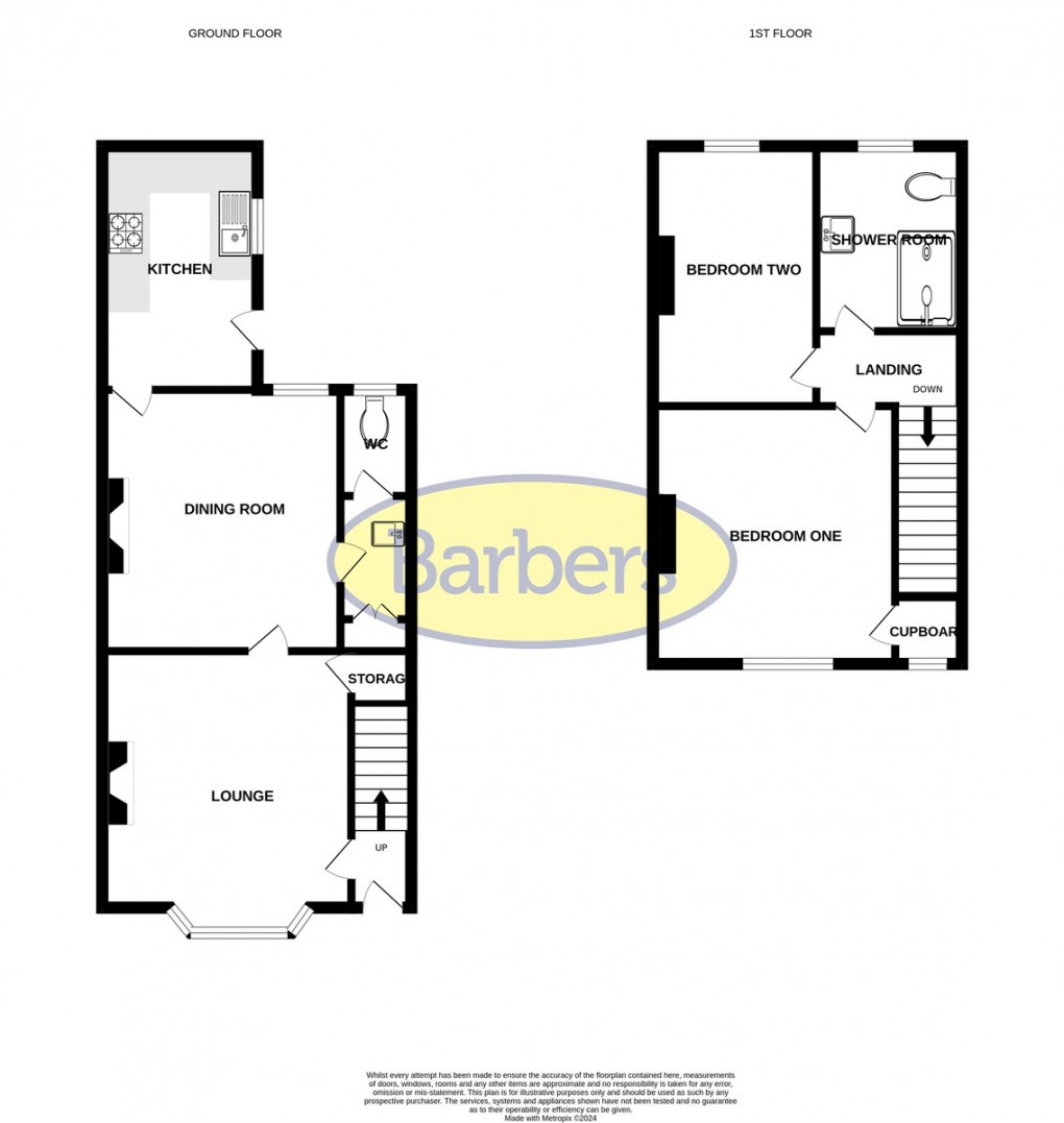 Floorplan for Smallbrook Road, Whitchurch