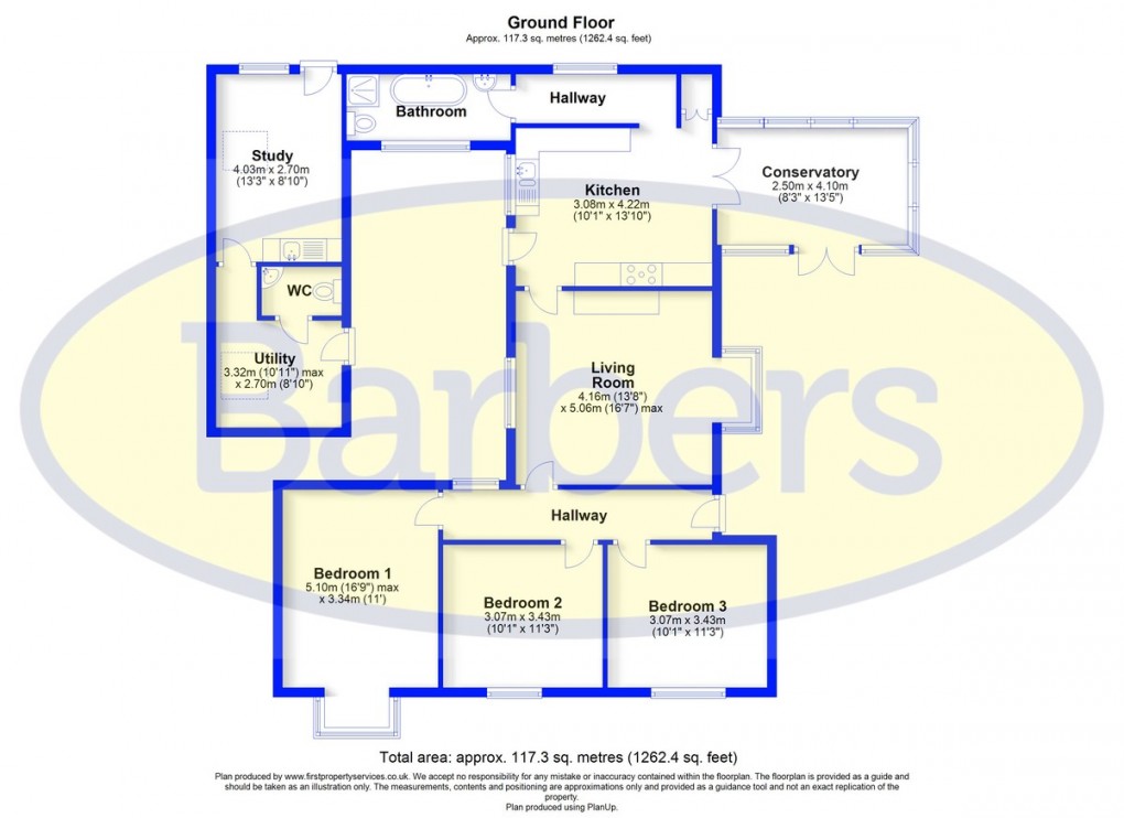 Floorplan for Chipnal, Cheswardine