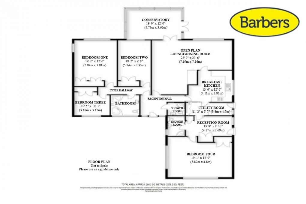 Floorplan for Longford, Market Drayton