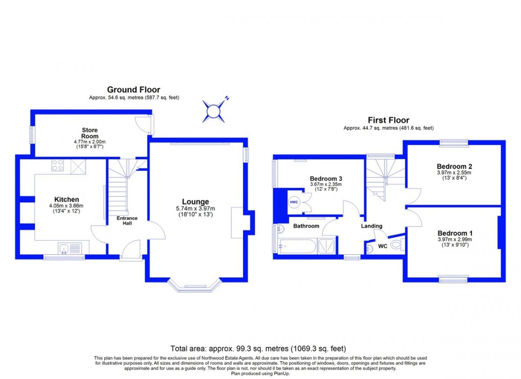 Floorplan for Norbury, Stafford