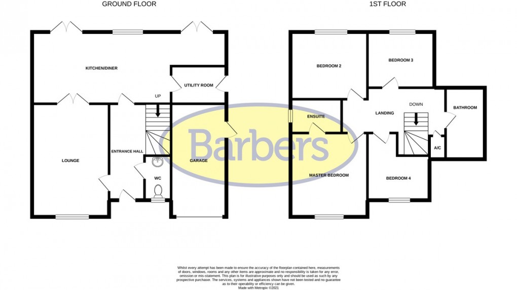 Floorplan for Higher Heath, Whitchurch