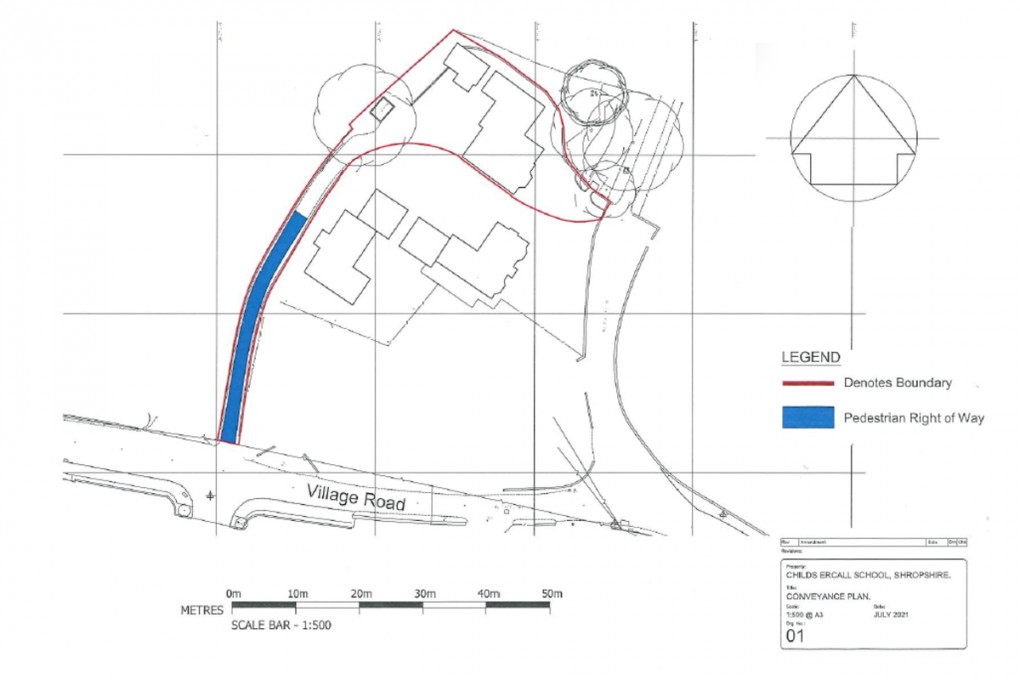 Floorplan for Village Road, Childs Ercall