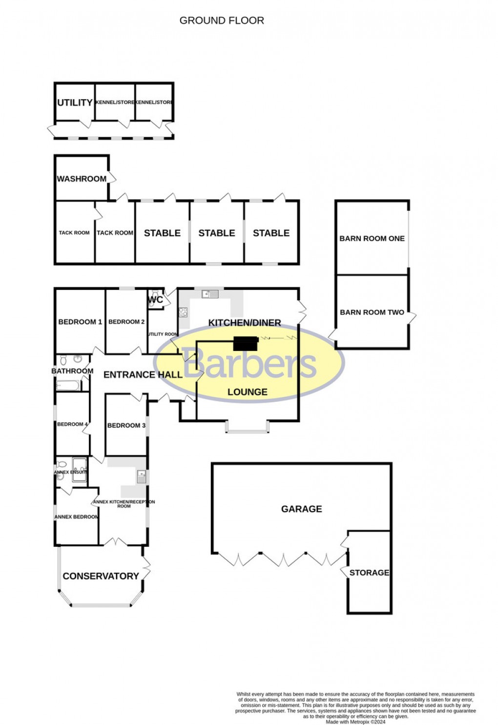 Floorplan for Coton, Whitchurch