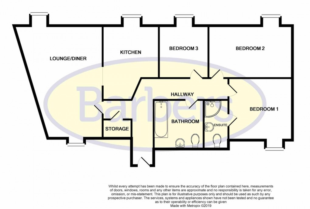 Floorplan for Heatley Court, Whitchurch