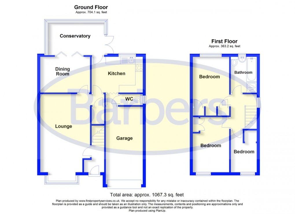 Floorplan for Castillon Drive, Whitchurch