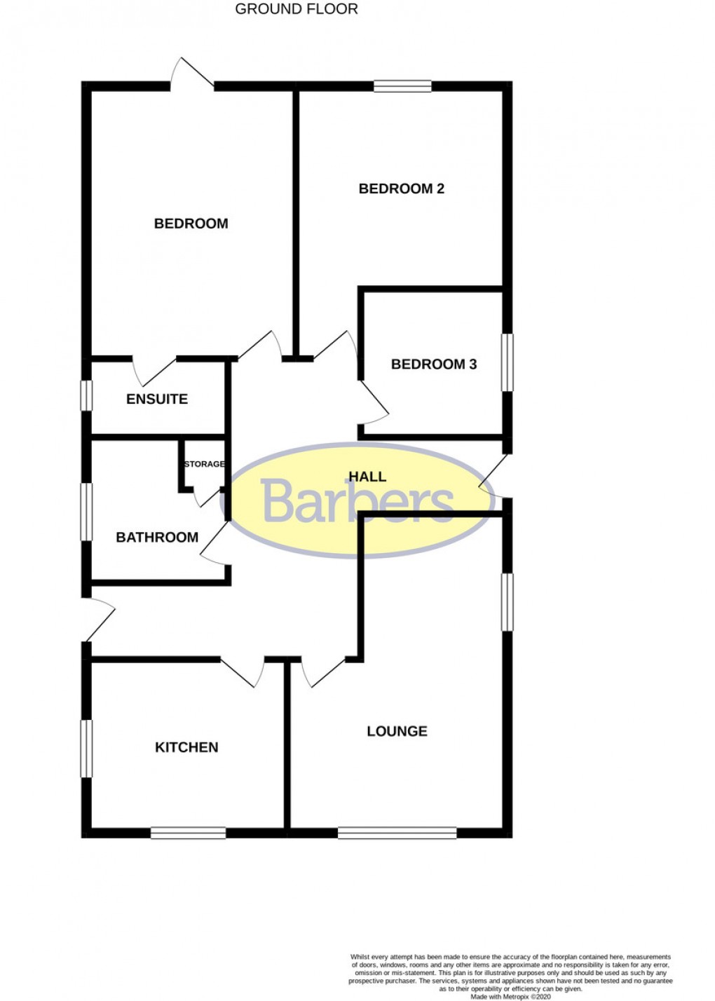 Floorplan for Lighteach Road, Prees