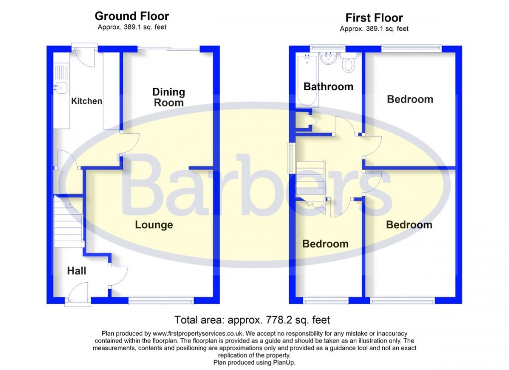 Floorplan for Leech Road, Malpas