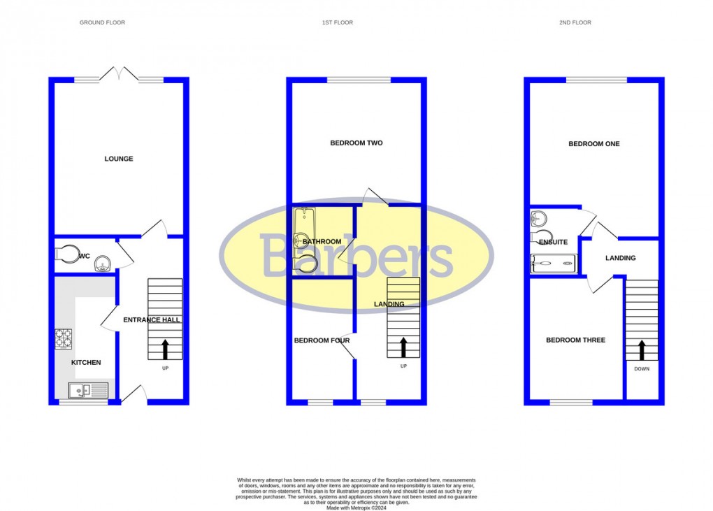 Floorplan for Dairy Close, Market Drayton