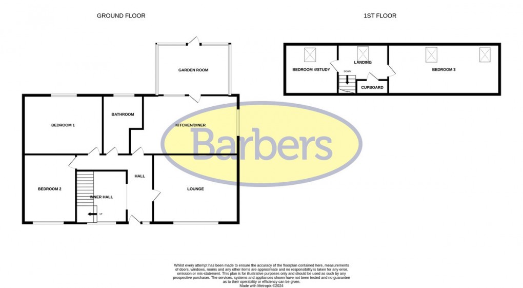 Floorplan for Heathwood Road, Higher Heath, Whitchurch