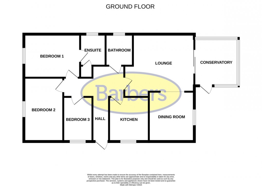 Floorplan for Whitebrook Meadow, Prees