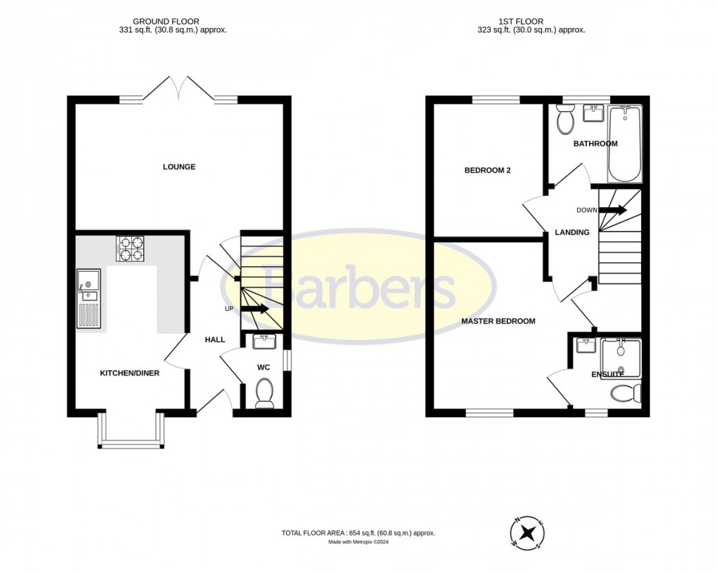 Floorplan for Apley, Telford