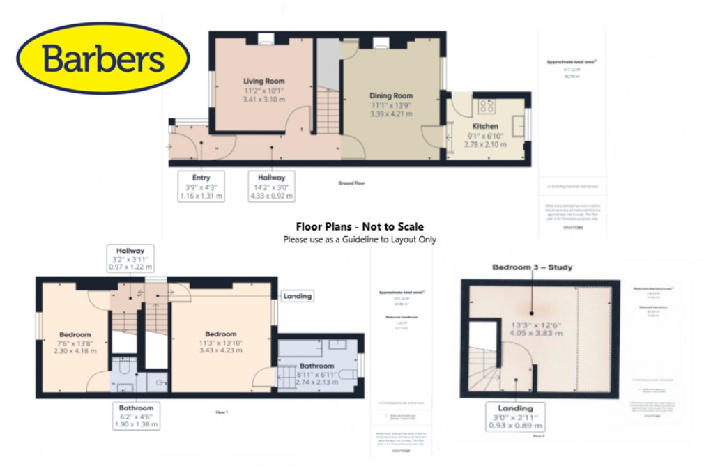 Floorplan for Pipe Gate, Market Drayton