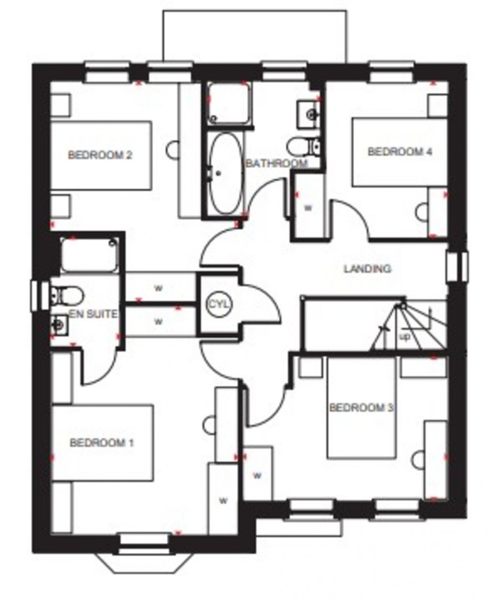 Floorplan for Tilstock Road, Whitchurch