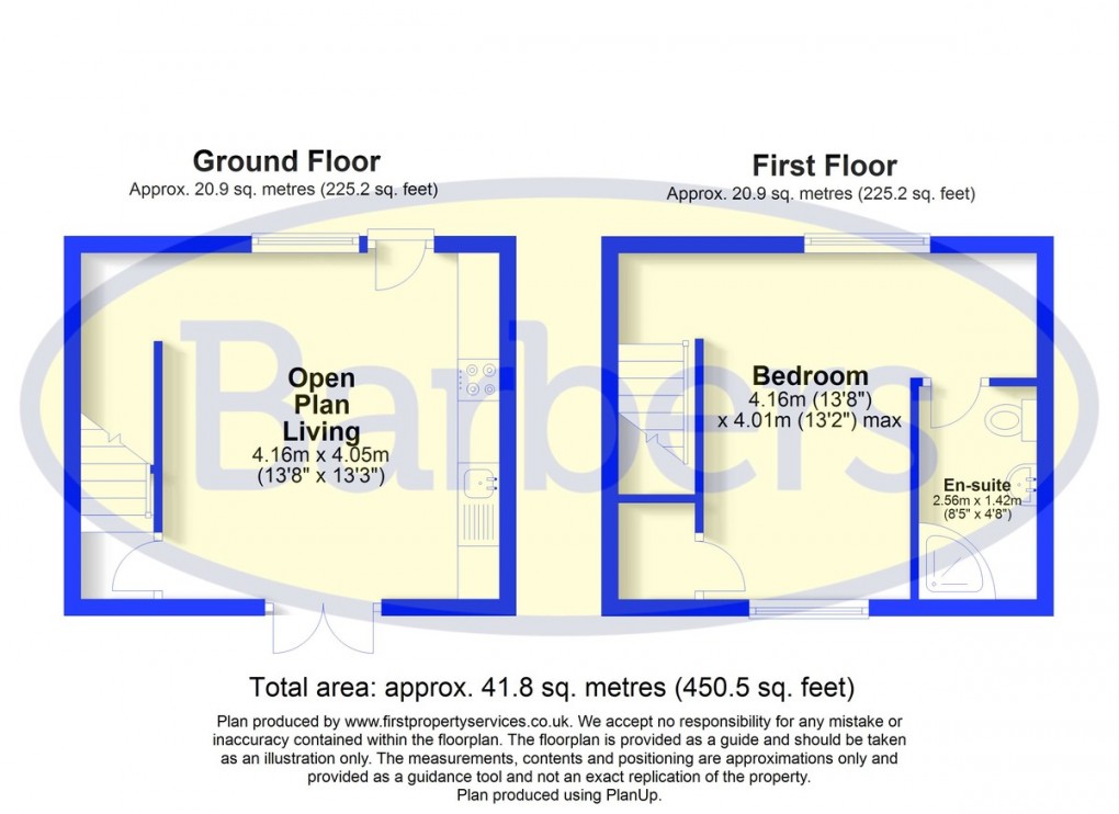 Floorplan for Pershall, Eccleshall, Stafford