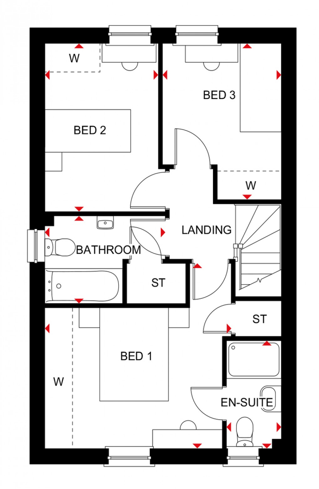 Floorplan for Tilstock Road, Whitchurch