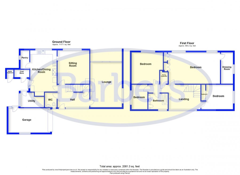 Floorplan for Alkington Road, Whitchurch