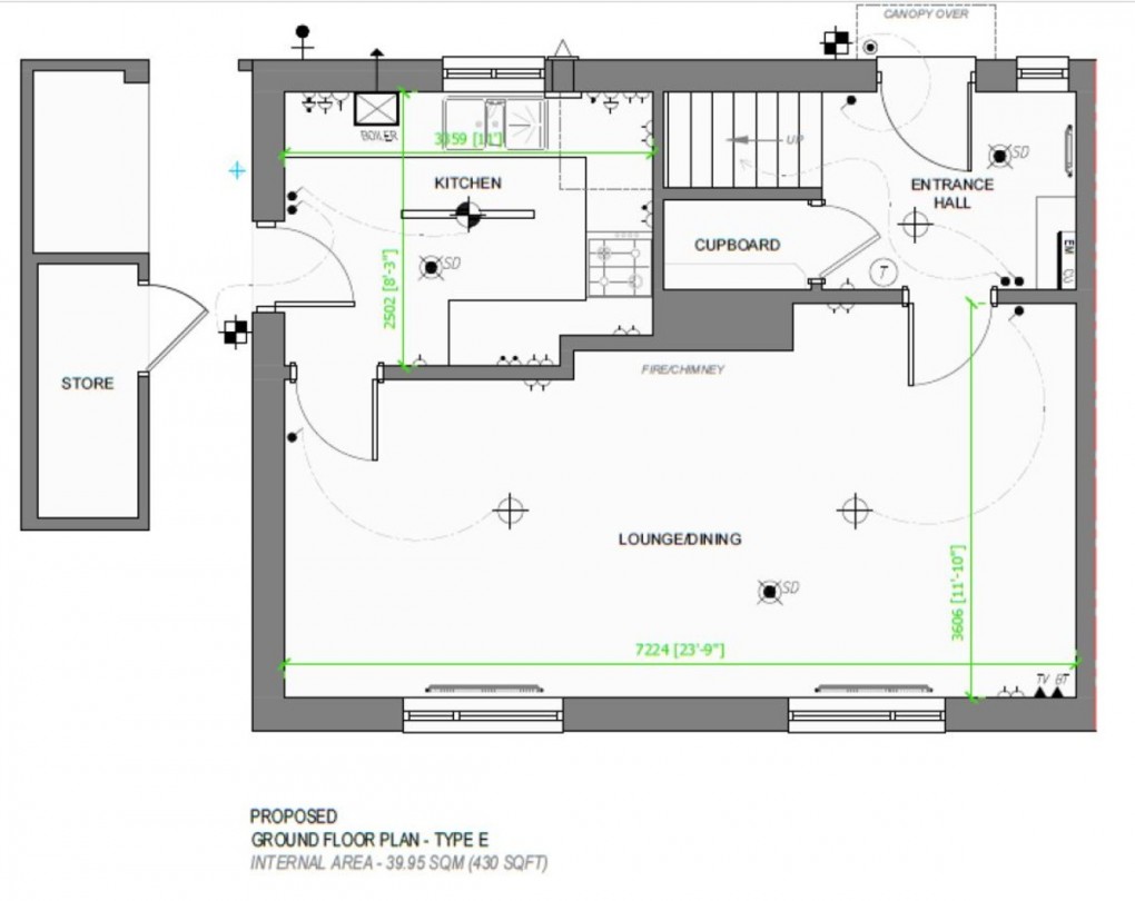 Floorplan for Boscobel Road, Tern Hill, Market Drayton