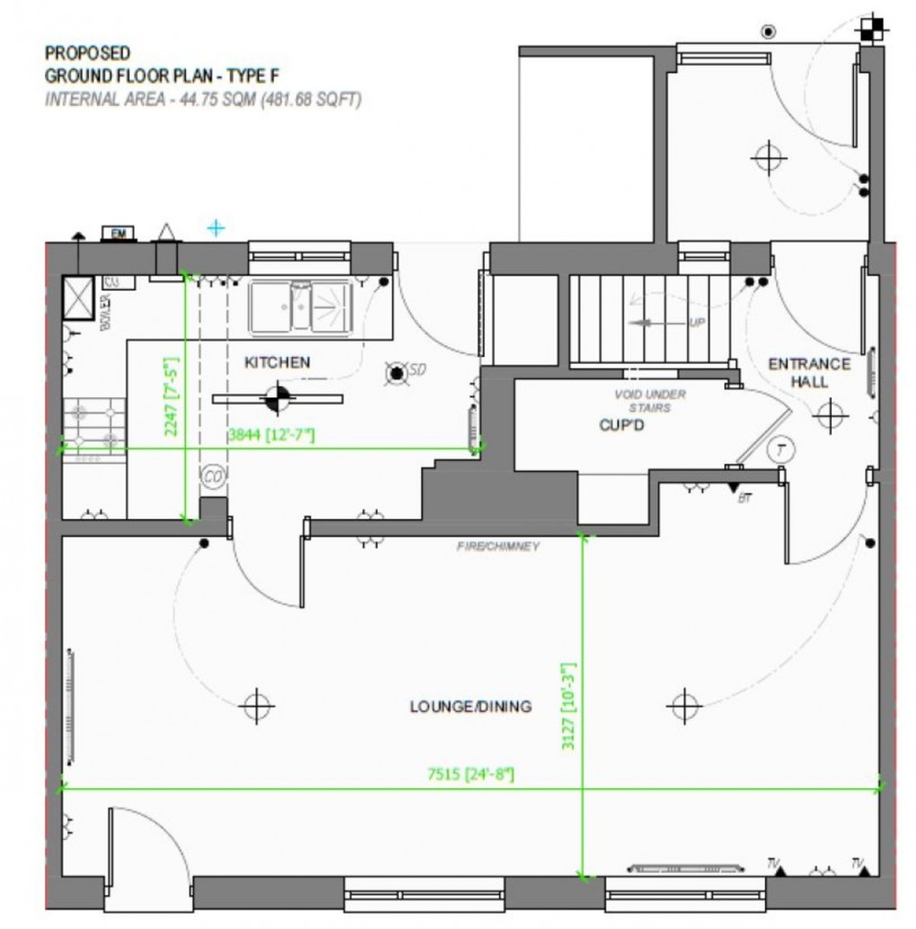 Floorplan for Boscobel Road, Buntingsdale, Tern Hill